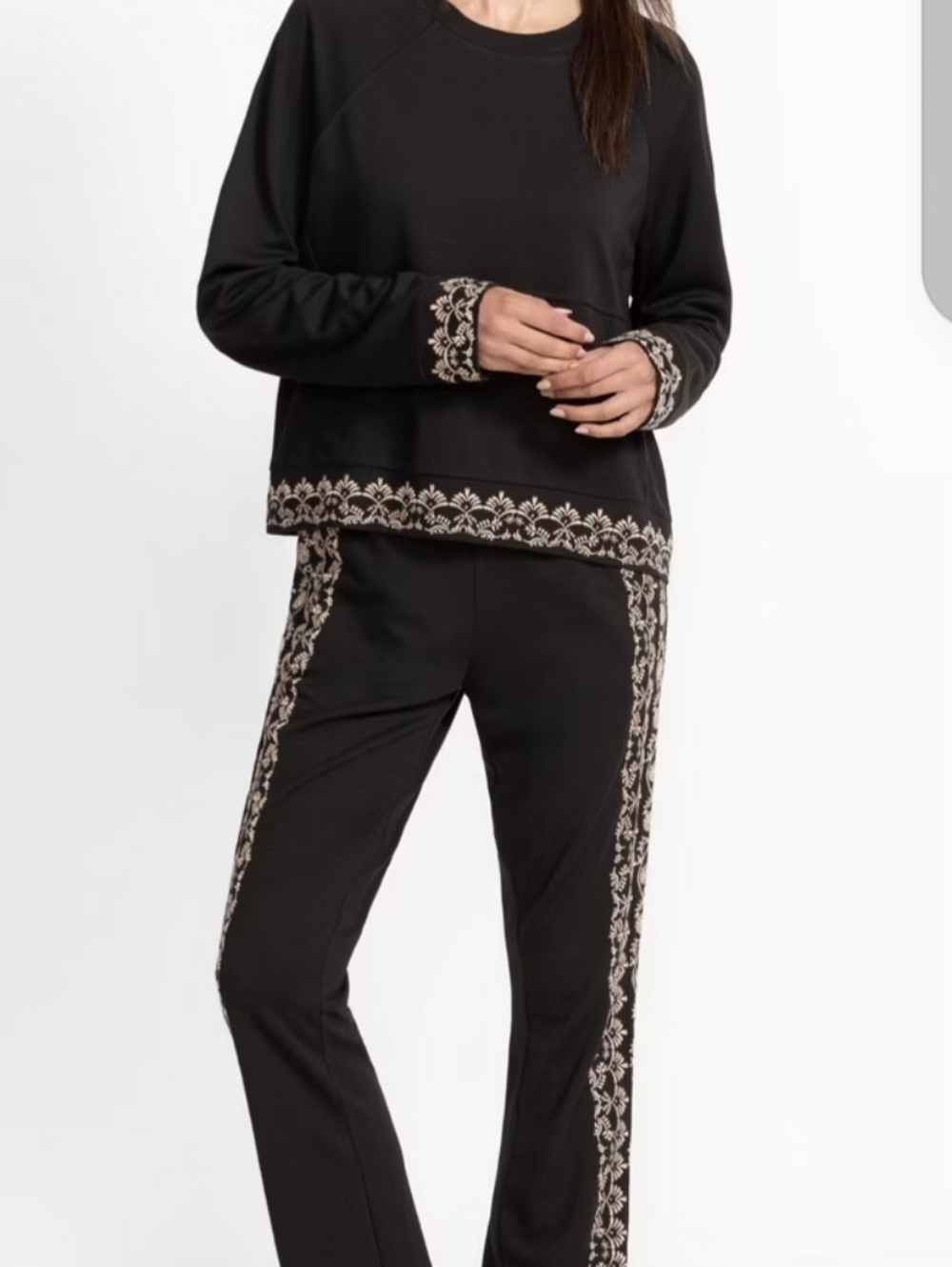 Johnny Was Bee Active Wide Leg Jetsetter Pants - Picture 4 of 4